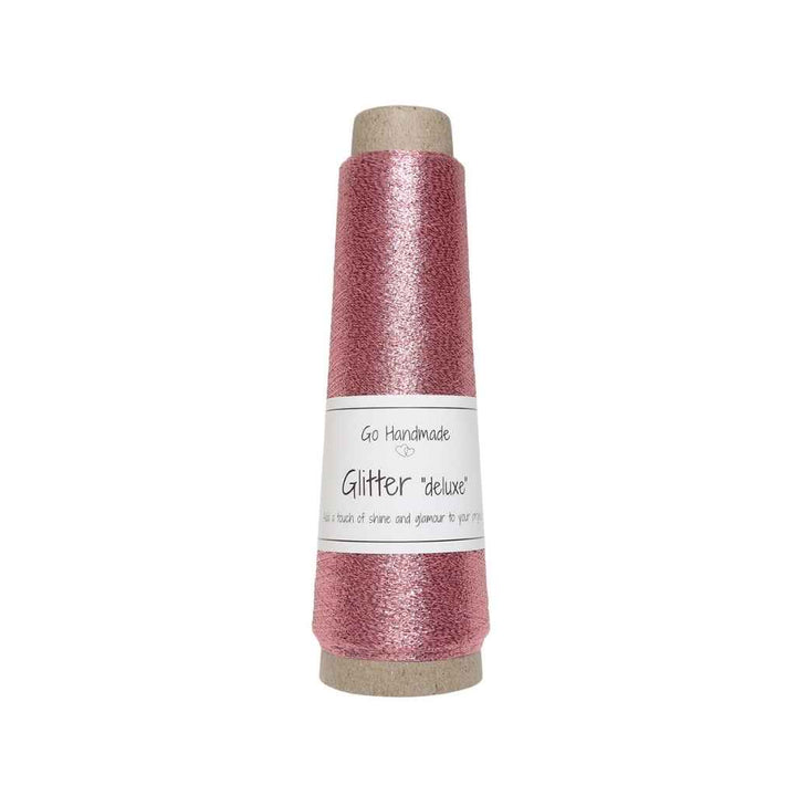 Go Handmade Yarn Glitter deluxe, Farbe Dustrose – Synthetik bei Lieblingsgarn