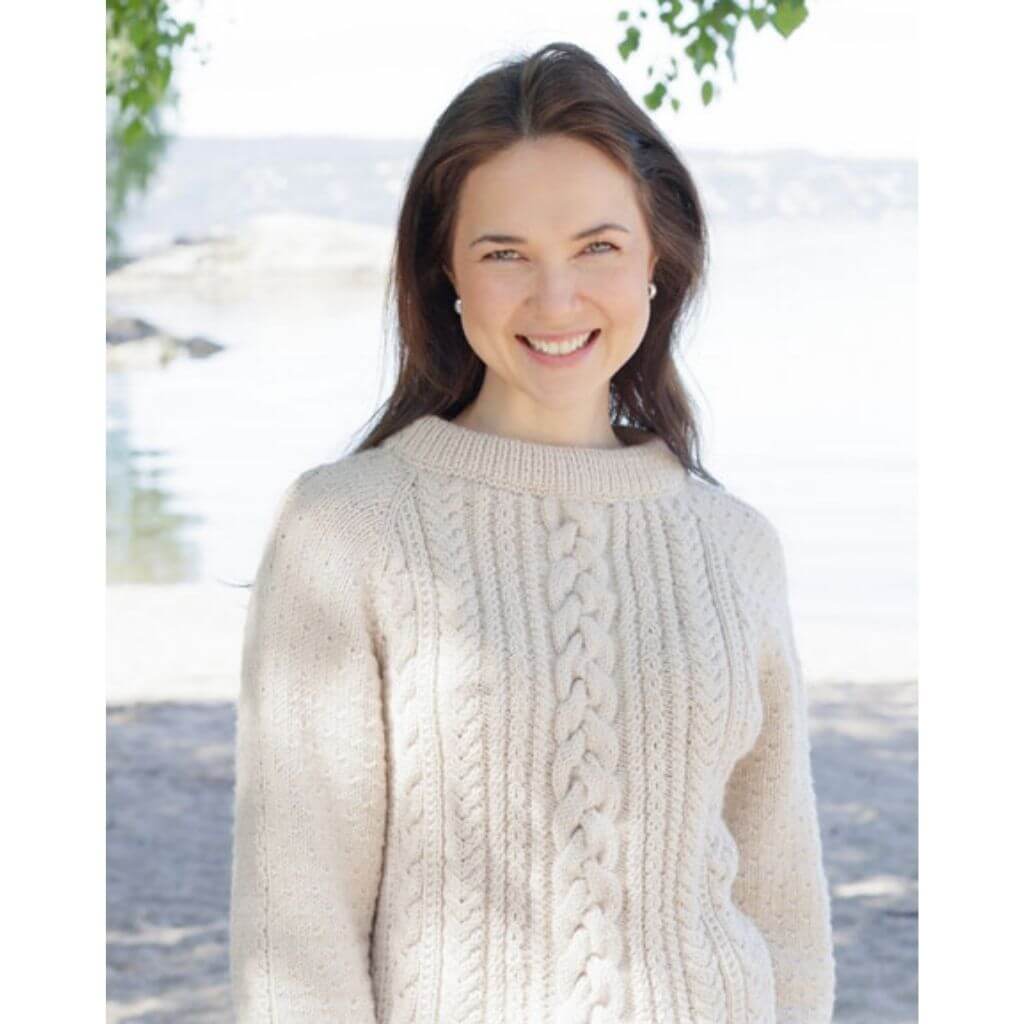 Drops Design Pattern Damen Pullover Echo River Strickanleitung - Drops (PDF) bei bei bei bei Lieblingsgarn