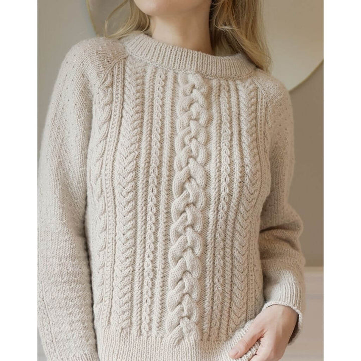 Drops Design Pattern Damen Pullover Echo River Strickanleitung - Drops (PDF) bei bei bei bei Lieblingsgarn
