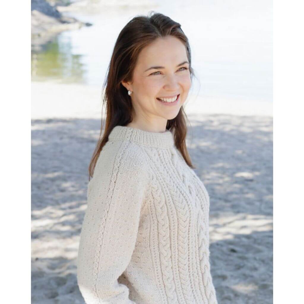Drops Design Pattern Damen Pullover Echo River Strickanleitung - Drops (PDF) bei bei bei bei Lieblingsgarn