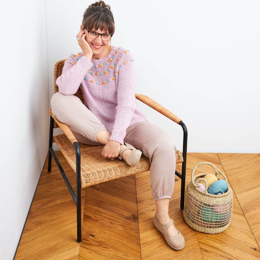 Lana Grossa Ecopuno Manoppa Sweater - Rosa P. Booklet No. 2 bei bei bei bei Lieblingsgarn