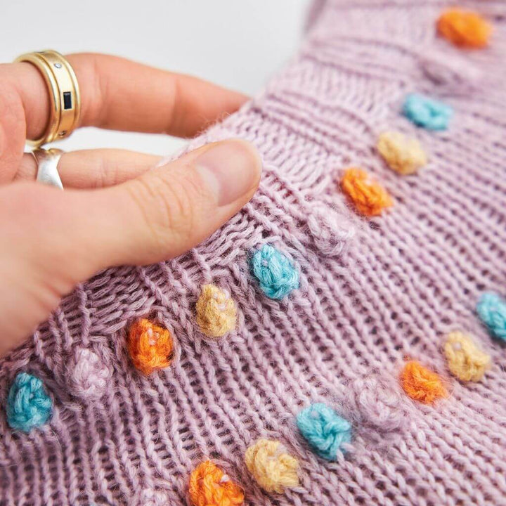 Lana Grossa Ecopuno Manoppa Sweater - Rosa P. Booklet No. 2 bei bei bei bei Lieblingsgarn