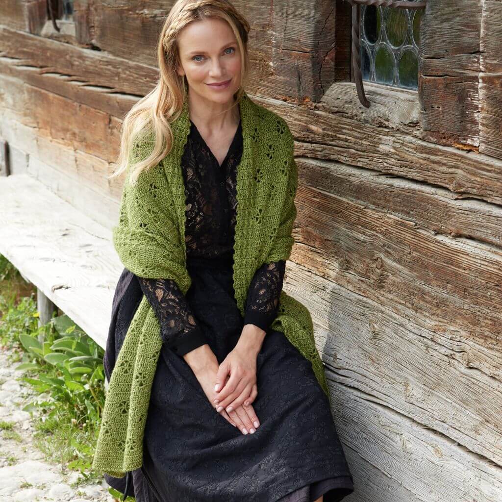 Lana Grossa Pattern Lochmuster Schal Häkelset - Lana Grossa (PDF) bei bei bei bei bei bei bei Lieblingsgarn