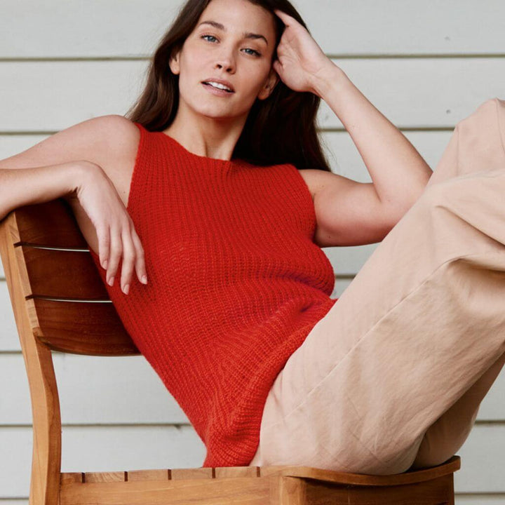 Lana Grossa Pattern Damen Top Strickset - Lana Grossa (PDF) bei bei bei bei Lieblingsgarn