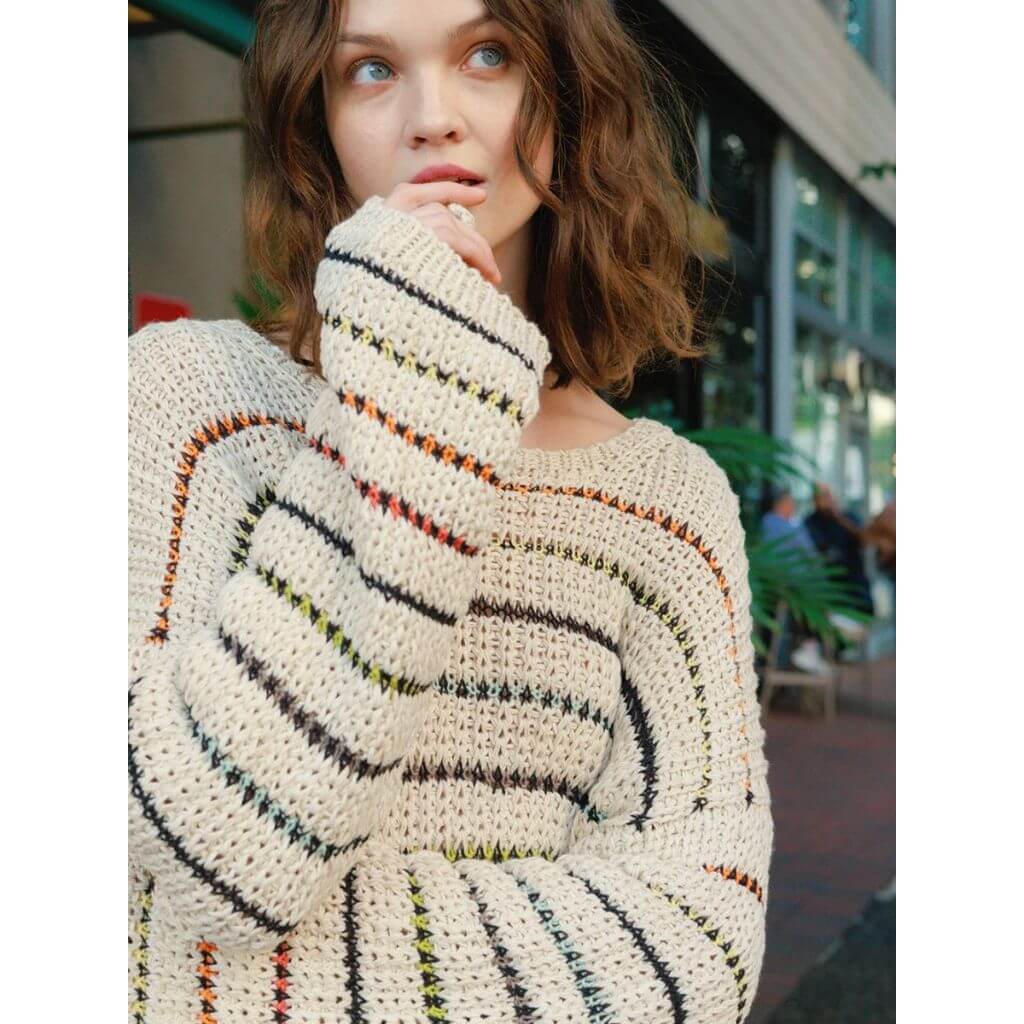 Sandnes Garn Pattern Damen Streifenpullover Sebrina Sweater Strickanleitung - Sandnes Garn (Heft) bei bei bei Lieblingsgarn