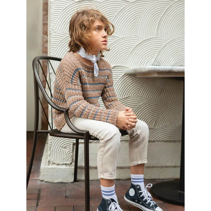 Sandnes Garn Pattern Pullover Sebbe Sweater Junior Strickanleitung - Sandnes Garn (Heft) bei bei bei bei Lieblingsgarn