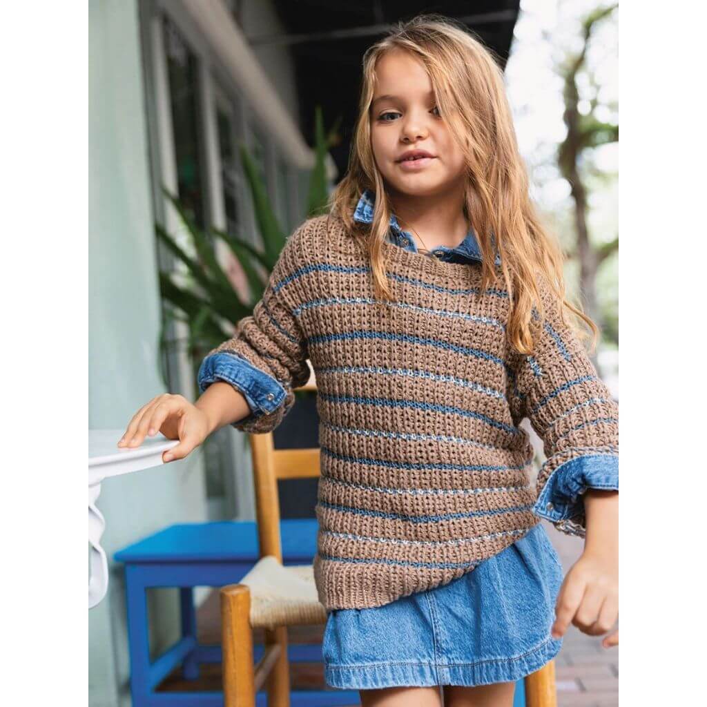 Sandnes Garn Pattern Pullover Sebbe Sweater Junior Strickanleitung - Sandnes Garn (Heft) bei bei bei bei Lieblingsgarn