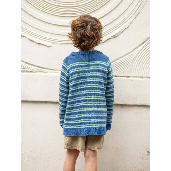 Sandnes Garn Pattern Streifenpullover Collin Sweater Junior Strickanleitung - Sandnes Garn (Heft) bei bei bei Lieblingsgarn
