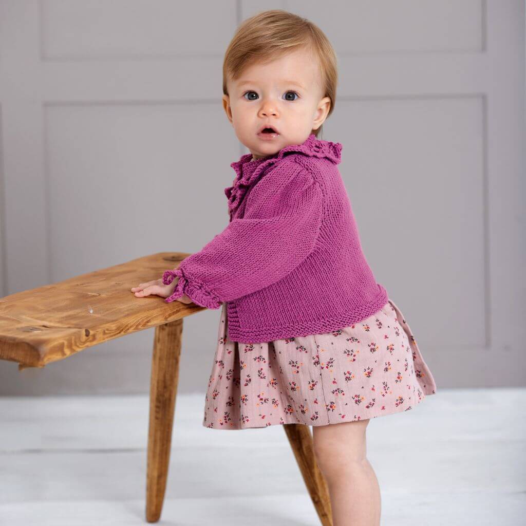 Lana Grossa Pattern Puffärmel Jäckchen Strickanleitung - Lana Grossa (Heft) bei bei bei bei bei bei bei Lieblingsgarn