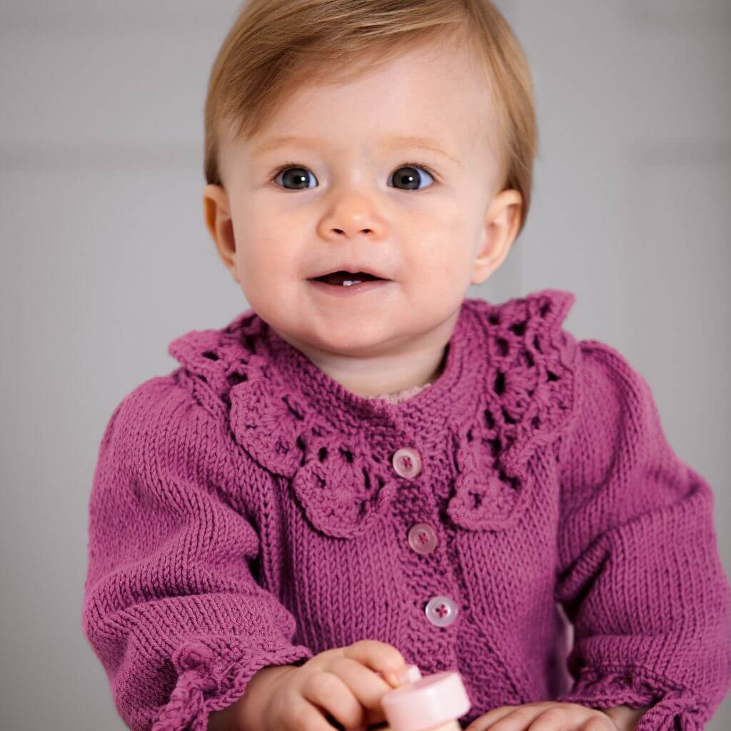 Lana Grossa Pattern Puffärmel Jäckchen Strickanleitung - Lana Grossa (Heft) bei bei bei bei bei bei bei Lieblingsgarn