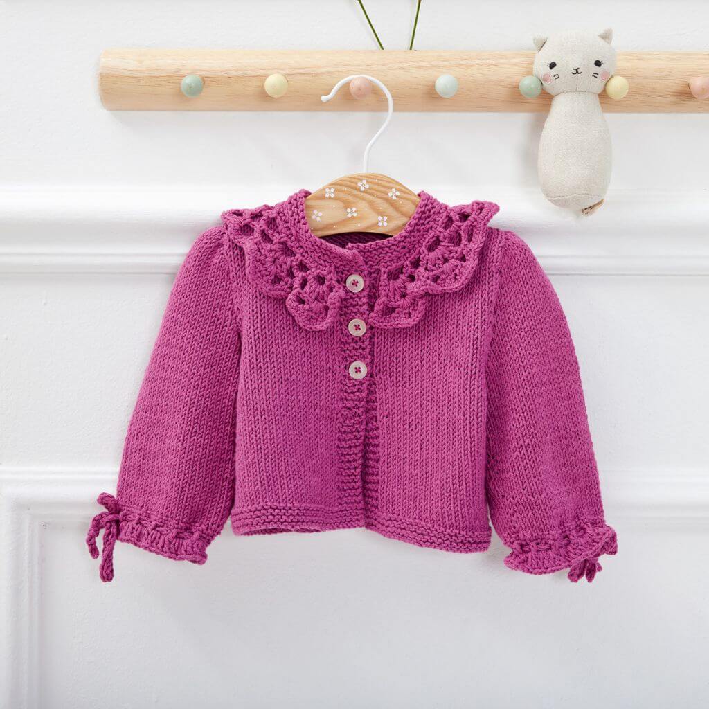 Lana Grossa Pattern Puffärmel Jäckchen Strickanleitung - Lana Grossa (Heft) bei bei bei bei bei bei bei Lieblingsgarn