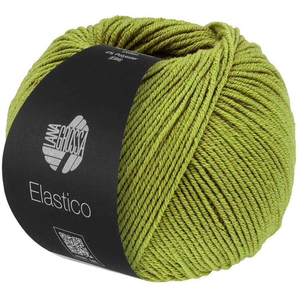 Lana Grossa Elastico, Farbe 202 Pistazie – Baumwolle und Polyester bei Lieblingsgarn