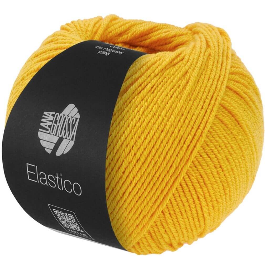 Lana Grossa Elastico, Farbe 203 Dottergelb – Baumwolle und Polyester bei Lieblingsgarn