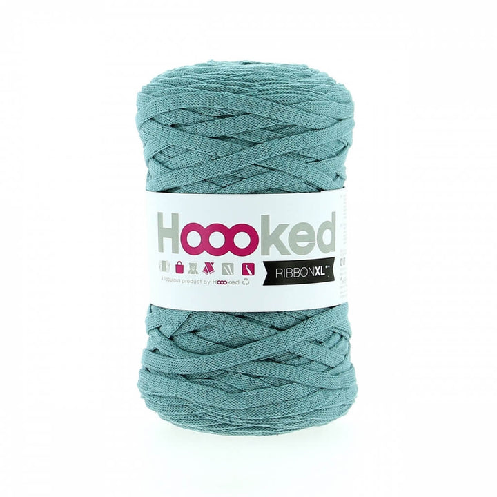 Hoooked RibbonXL, Farbe Emerald Splash – Baumwolle bei Lieblingsgarn