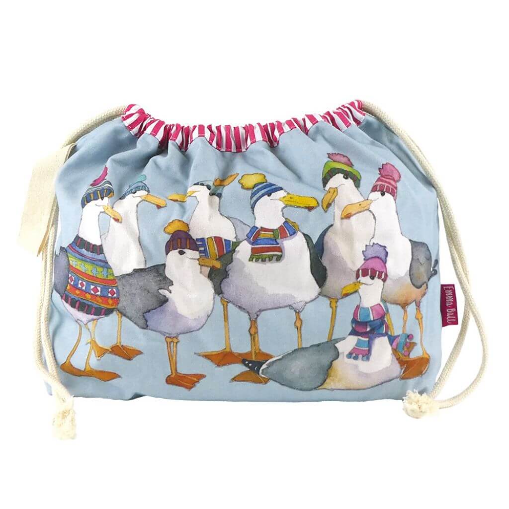 Emma Ball Beutel mit Kordelzug, Farbe DRAW28 – Baumwolle bei Lieblingsgarn