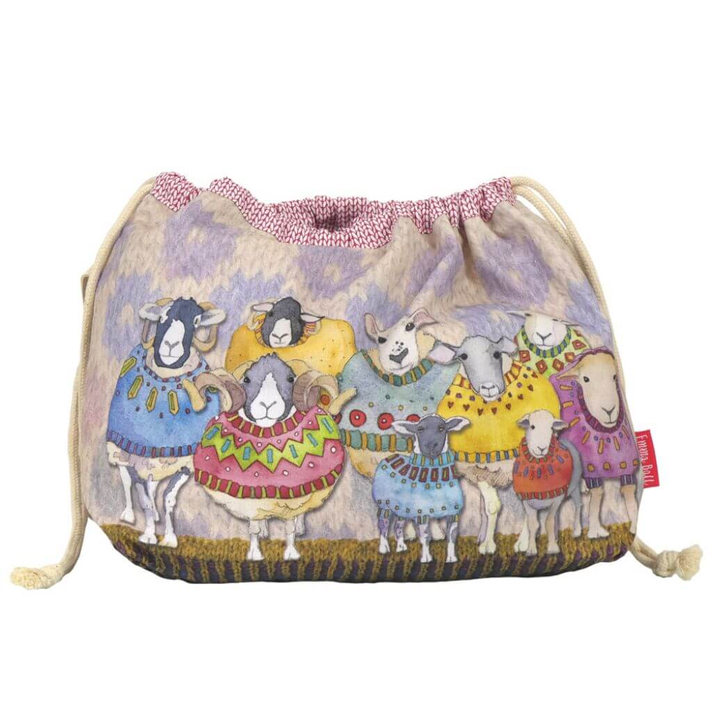 Emma Ball Beutel mit Kordelzug, Farbe DRAW36 – Baumwolle bei Lieblingsgarn