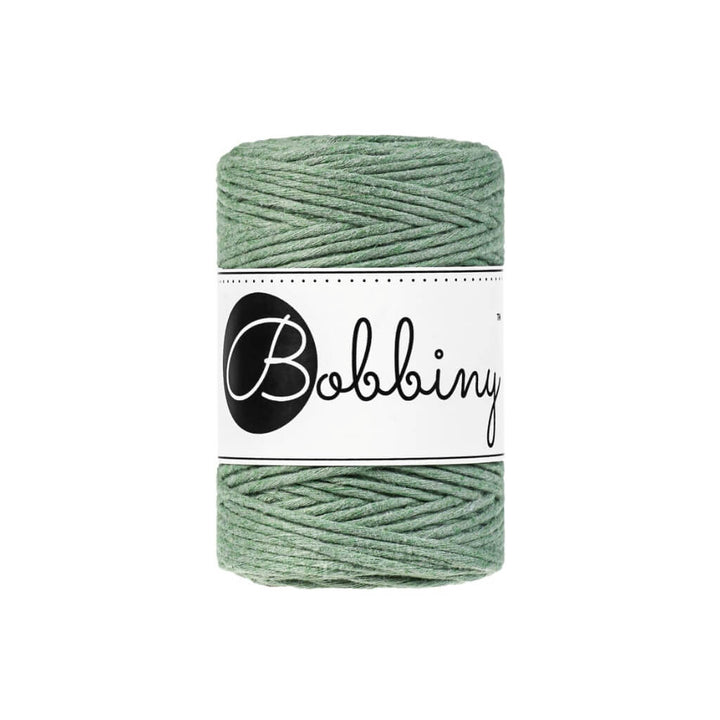 Bobbiny Makramee Garn 1,5 mm, Farbe Eucalyptus Green – Baumwolle bei Lieblingsgarn