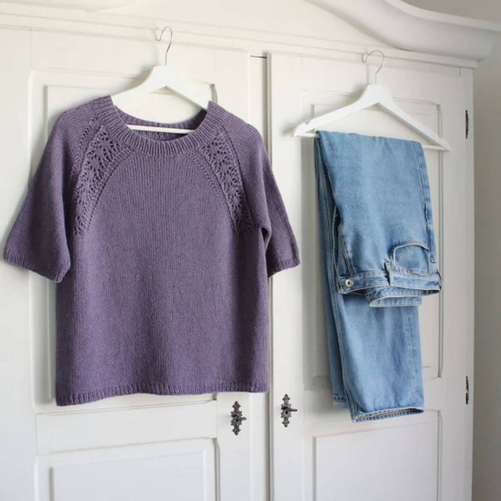 Eviknitwear T-Shirt Birkenzweig Tee Strickanleitung - Evikniwear (PDF) bei bei bei bei Lieblingsgarn