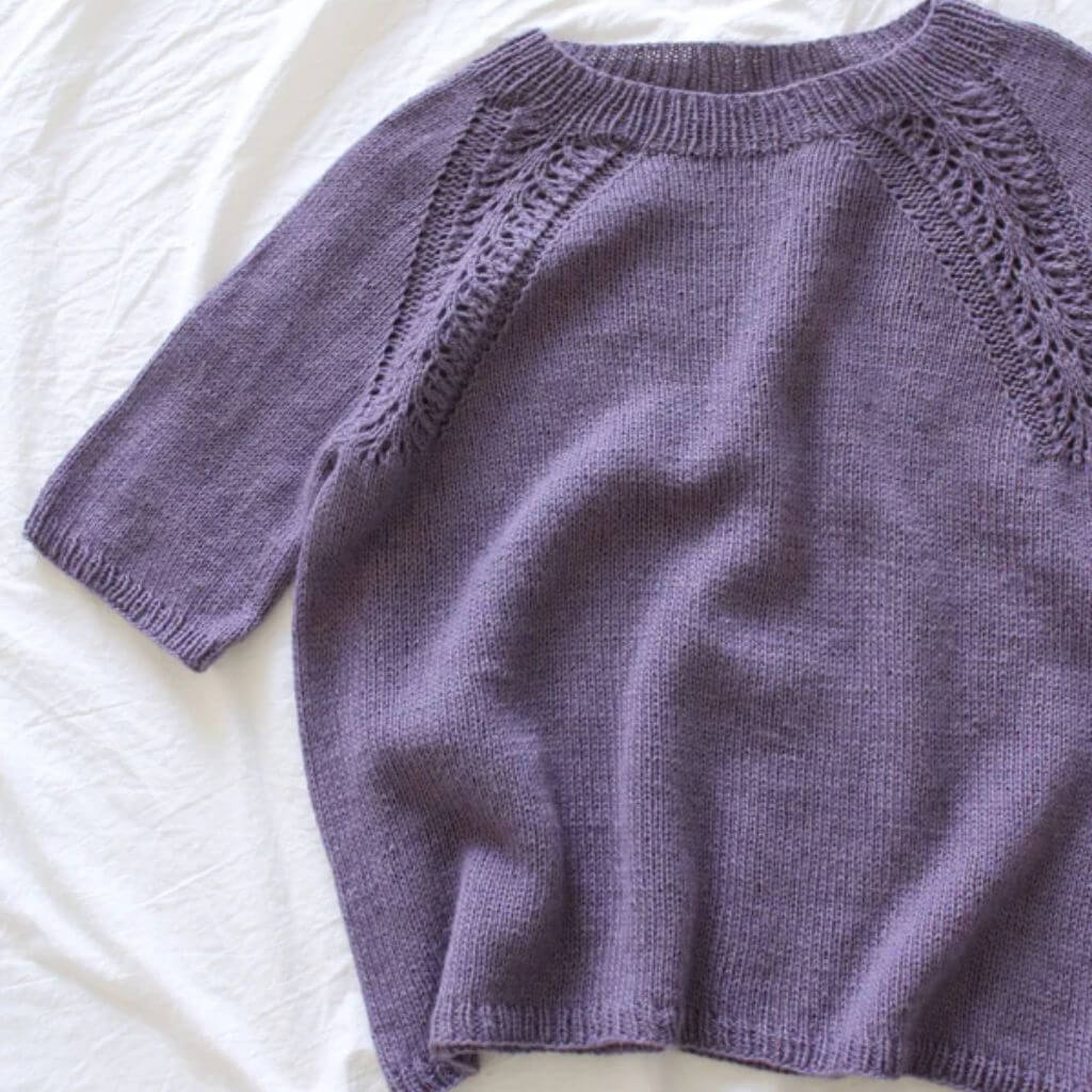 Eviknitwear T-Shirt Birkenzweig Tee Strickanleitung - Evikniwear (PDF) bei bei bei bei Lieblingsgarn