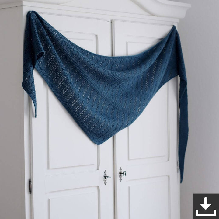 Eviknitwear Pattern Schal Blaubeeren Shawl Strickanleitung - Eviknitwear (PDF) bei bei bei bei Lieblingsgarn