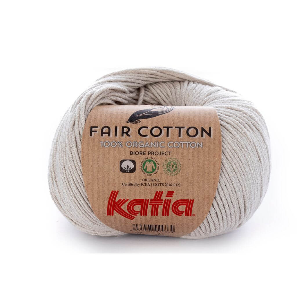Katia Fair Cotton, Farbe 11 Perlweiß – Baumwolle bei Lieblingsgarn