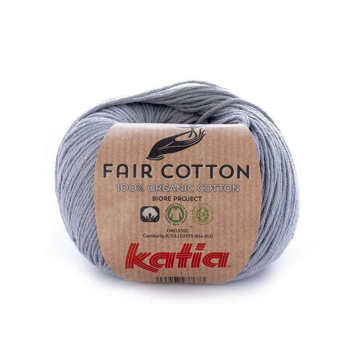 Katia 26 - Mittelgrau Katia Fair Cotton bei bei bei bei bei bei bei bei Lieblingsgarn
