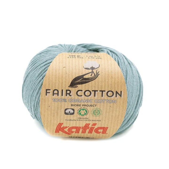 Katia 41 - Graublau Katia Fair Cotton bei bei bei bei bei bei bei bei Lieblingsgarn