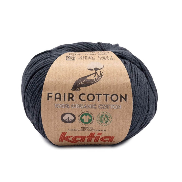 Katia 54 - Anthrazitgrau Katia Fair Cotton bei bei bei bei bei bei bei bei Lieblingsgarn