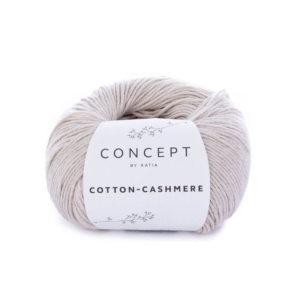 Katia Concept Cotton Cashmere, Farbe 54 Beige – Baumwolle und Kaschmir bei Lieblingsgarn