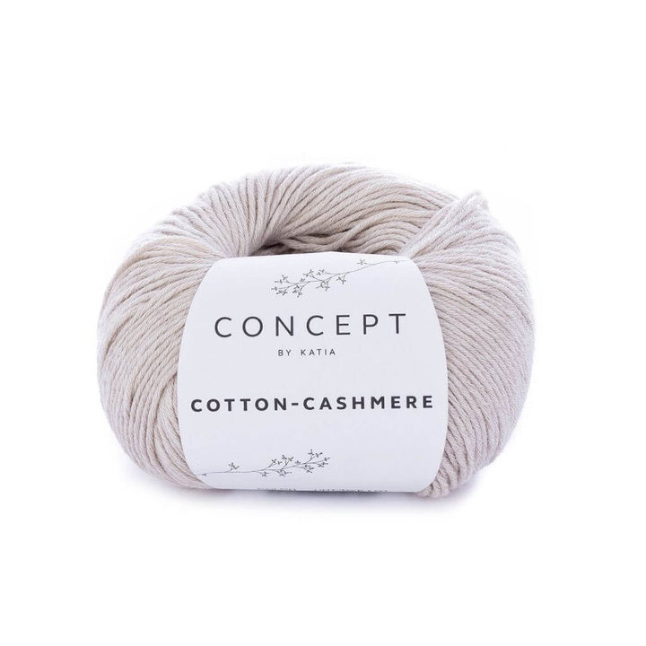 Katia Concept Cotton Cashmere, Farbe 54 Beige – Baumwolle und Kaschmir bei Lieblingsgarn