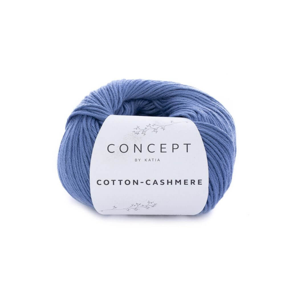 Katia Concept Cotton Cashmere, Farbe 65 Jeans – Baumwolle und Kaschmir bei Lieblingsgarn