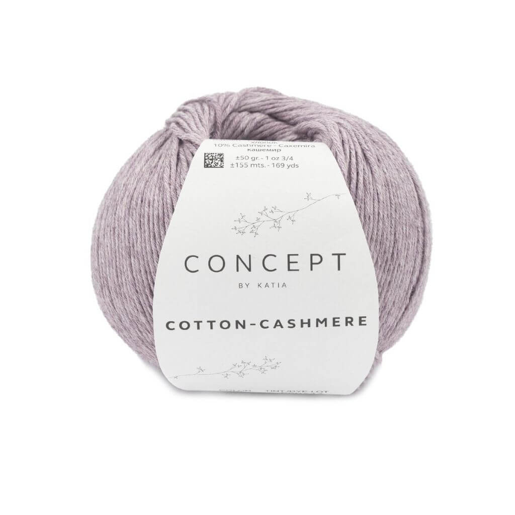 Katia Concept Cotton Cashmere, Farbe 85 Malve – Baumwolle und Kaschmir bei Lieblingsgarn