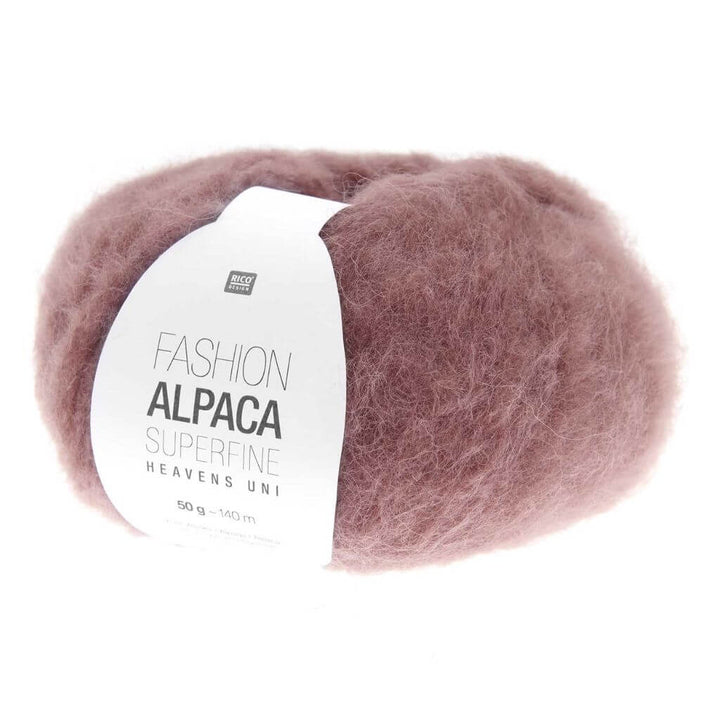 Rico Design Fashion Alpaca Superfine Heavens Uni, Farbe 003 Altrosa – Alpaka und Synthetik bei Lieblingsgarn