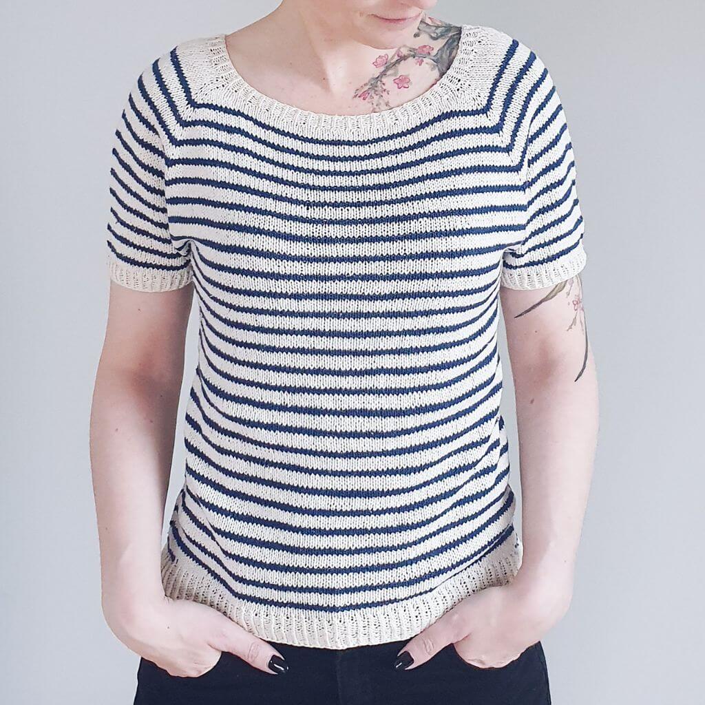 Feinmotorik Pattern Shirt Baltic Tee Strickanleitung - Feinmotorik (PDF) bei bei bei bei Lieblingsgarn