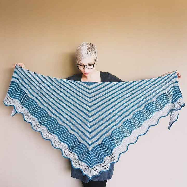 Feinmotorik Pattern Tuch Behind Blue Eyes Strickanleitung - Feinmotorik (PDF) bei bei bei bei Lieblingsgarn