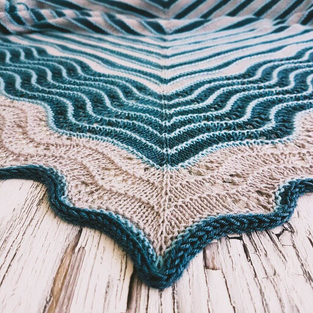 Feinmotorik Pattern Tuch Behind Blue Eyes Strickanleitung - Feinmotorik (PDF) bei bei bei bei Lieblingsgarn