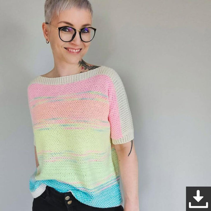 Feinmotorik Pattern Shirt Delmar Strickanleitung - Feinmotorik (PDF) bei bei bei bei Lieblingsgarn