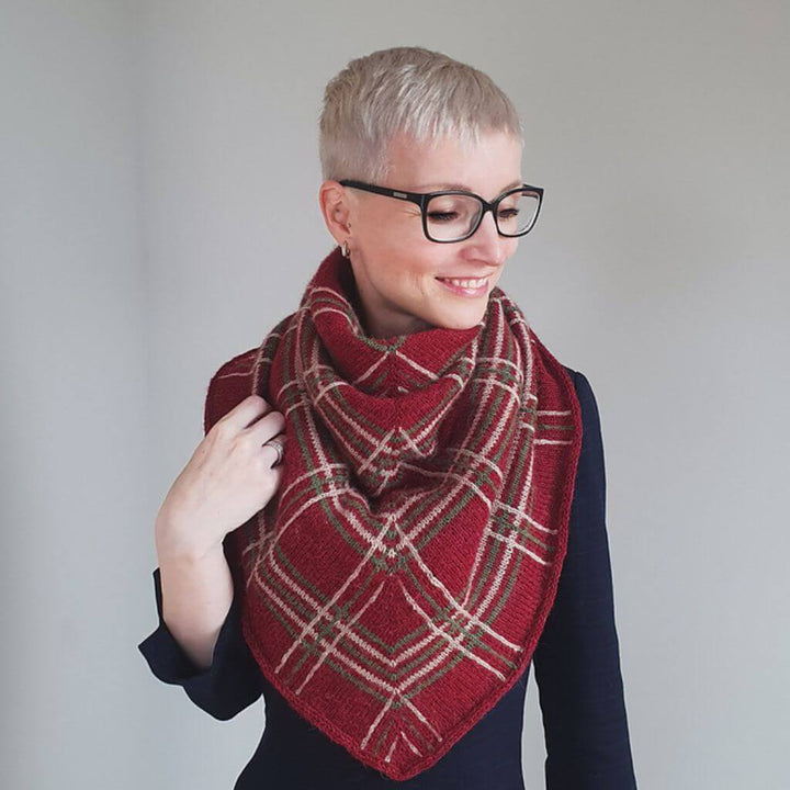 Feinmotorik Pattern Tuch Ode to Scotland Strickanleitung - Feinmotorik (PDF) bei bei bei bei Lieblingsgarn