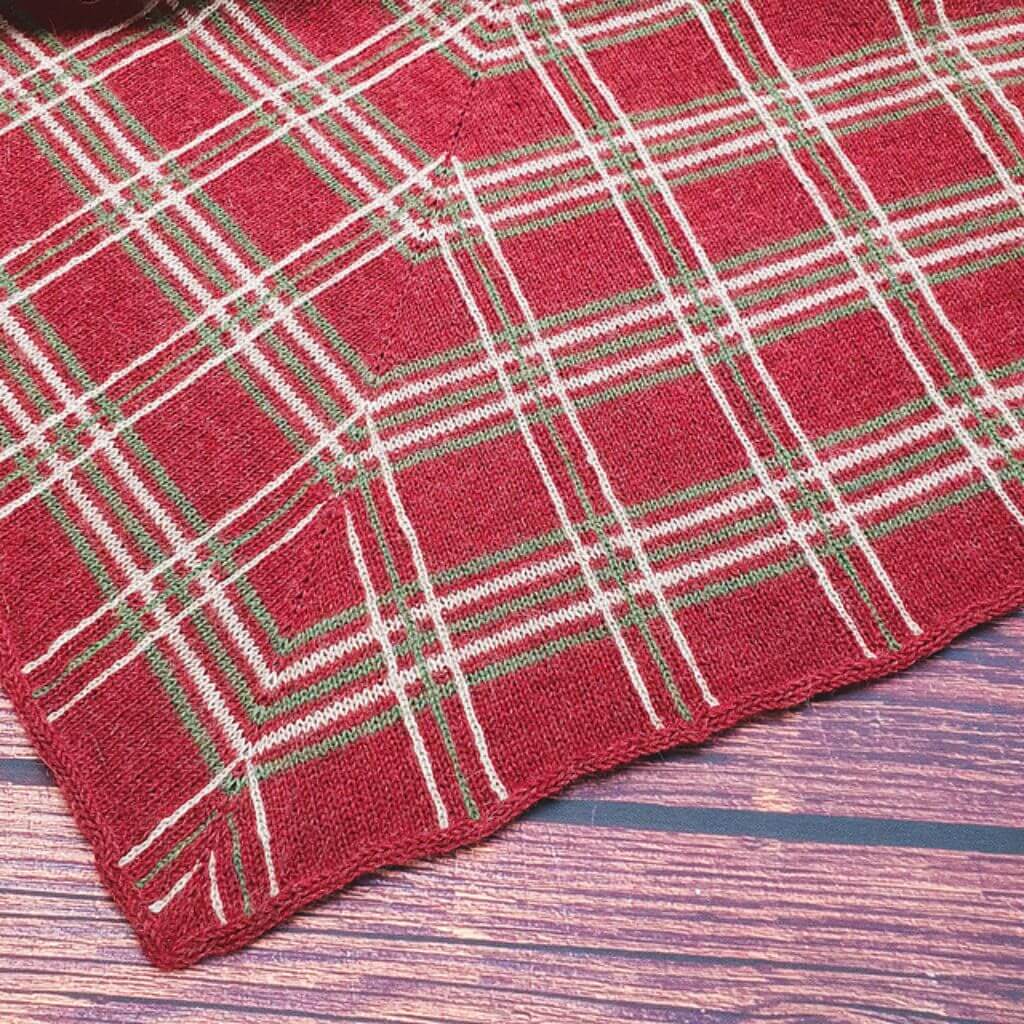 Feinmotorik Pattern Tuch Ode to Scotland Strickanleitung - Feinmotorik (PDF) bei bei bei bei Lieblingsgarn