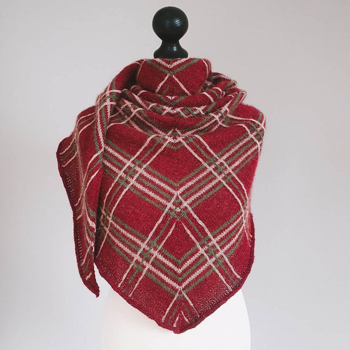 Feinmotorik Pattern Tuch Ode to Scotland Strickanleitung - Feinmotorik (PDF) bei bei bei bei Lieblingsgarn