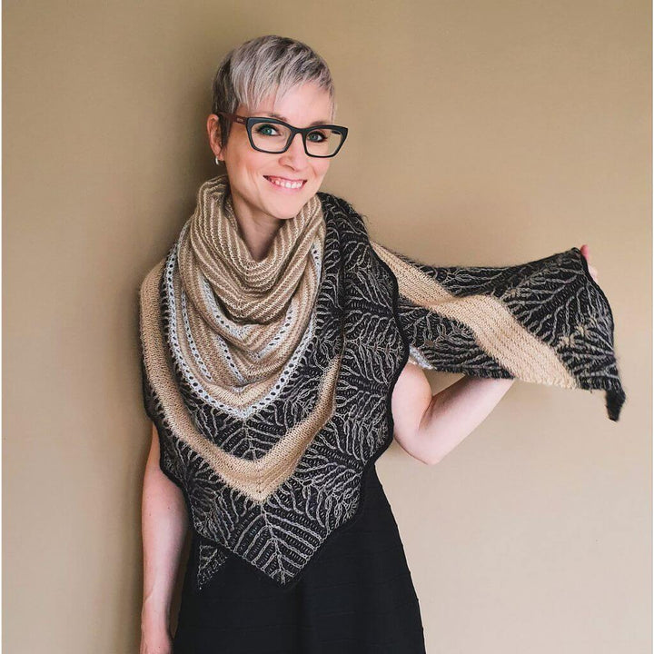 Feinmotorik Pattern Tuch Rokoko Strickanleitung - Feinmotorik (PDF) bei bei bei bei Lieblingsgarn
