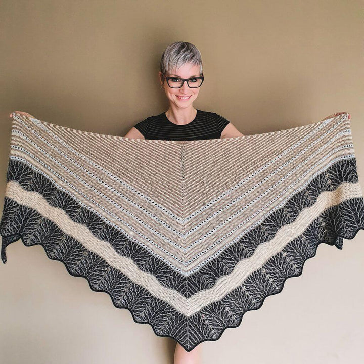 Feinmotorik Pattern Tuch Rokoko Strickanleitung - Feinmotorik (PDF) bei bei bei bei Lieblingsgarn