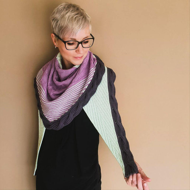 Feinmotorik Pattern Tuch Upside Down Strickanleitung - Feinmotorik (PDF) bei bei bei bei Lieblingsgarn