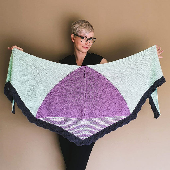 Feinmotorik Pattern Tuch Upside Down Strickanleitung - Feinmotorik (PDF) bei bei bei bei Lieblingsgarn