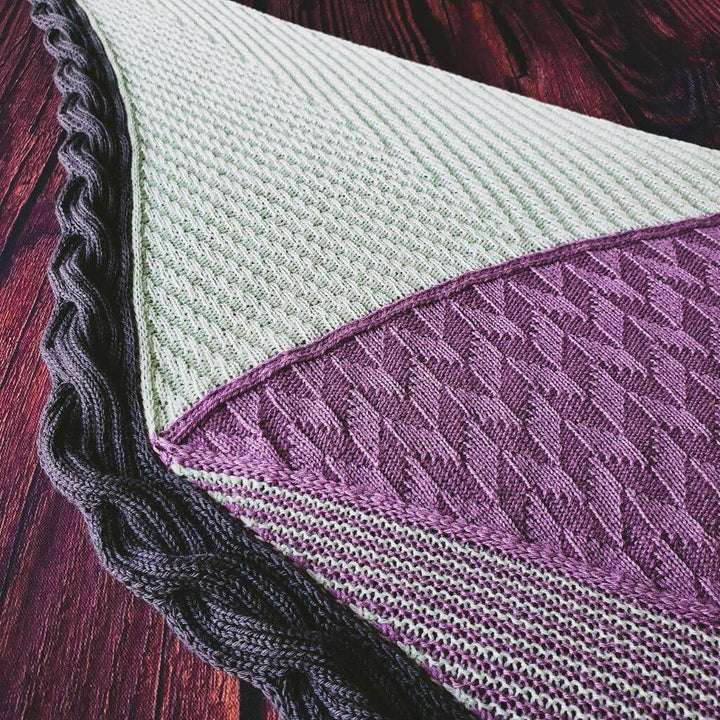 Feinmotorik Pattern Tuch Upside Down Strickanleitung - Feinmotorik (PDF) bei bei bei bei Lieblingsgarn