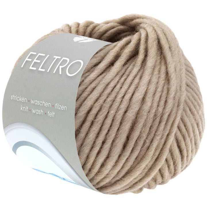 Lana Grossa 122 - Sandbeige Lana Grossa Feltro 50g Lieblingsgarn
