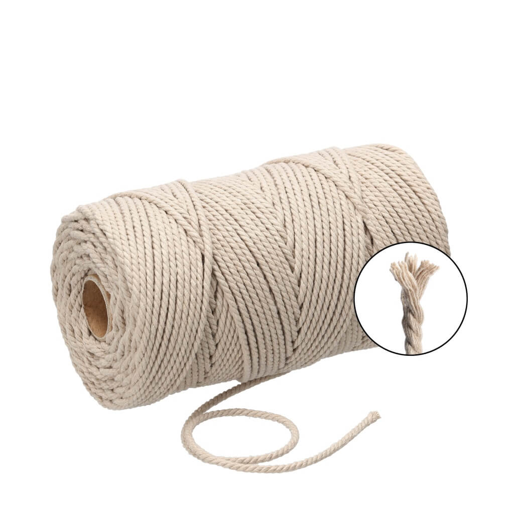 Lieblingsgarn Makramee Sand Filani Lieblingsgarn - Makramee Garn 3 mm x 120 m gedreht Lieblingsgarn
