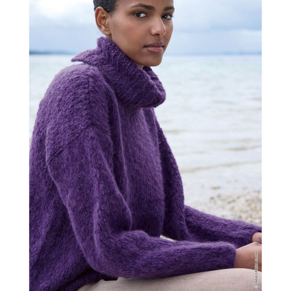 Lana Grossa Pattern Kuscheliger Rollkragenpullover Strickanleitung - Lana Grossa (Heft) bei bei bei bei bei bei Lieblingsgarn