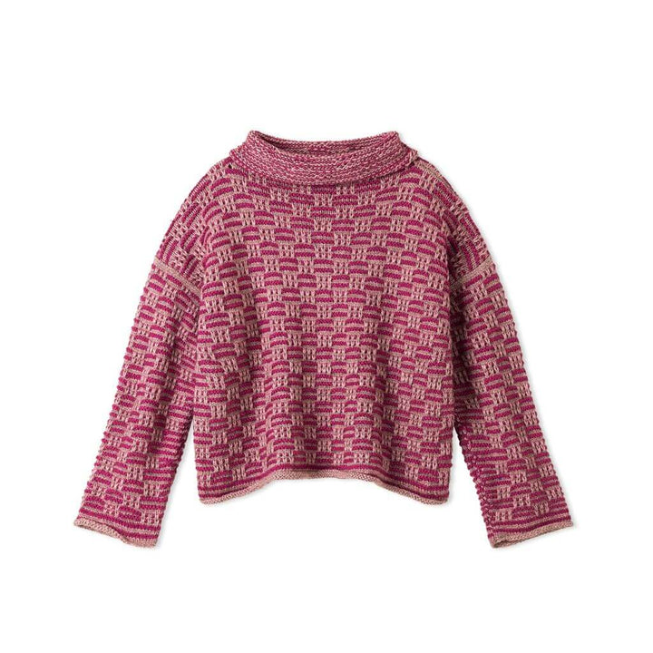 Lana Grossa Pattern Pullover im Hebemaschenmuster Strickanleitung - Lana Grossa (Heft) bei bei bei bei bei bei Lieblingsgarn