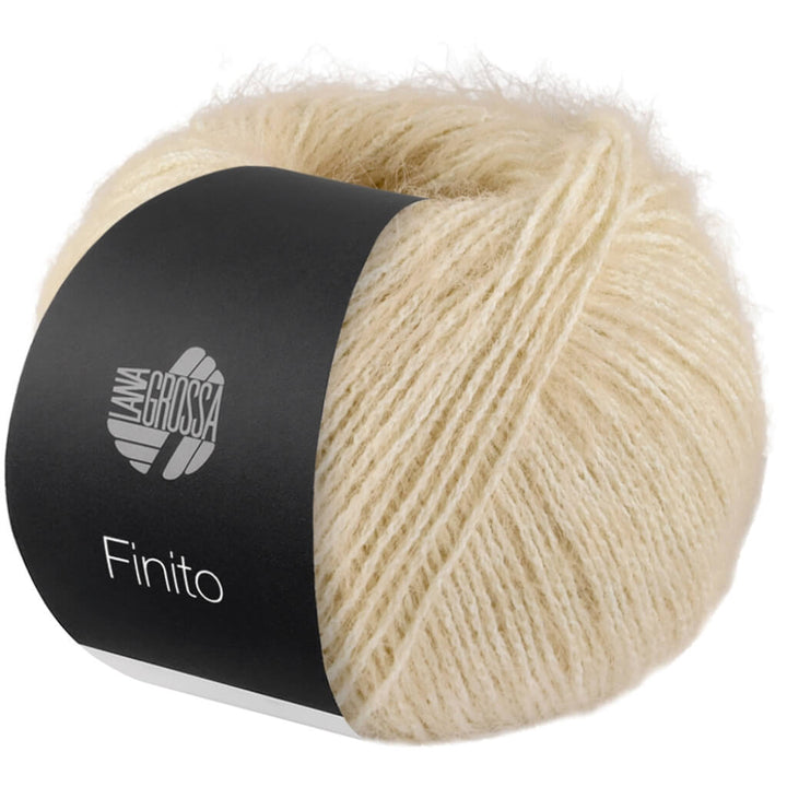 Lana Grossa Finito, Farbe 8 Hellbeige/Creme – Baumwolle und Polyamid bei Lieblingsgarn